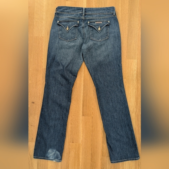 Hudson Women's Beth Baby Boot Cut Bean Blue Jeans, Size 32 - Picture 2 of 11